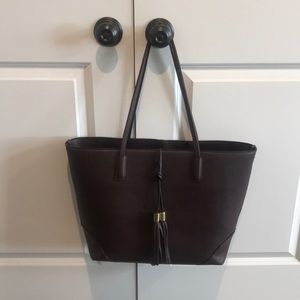 Burgundy Tote Bag